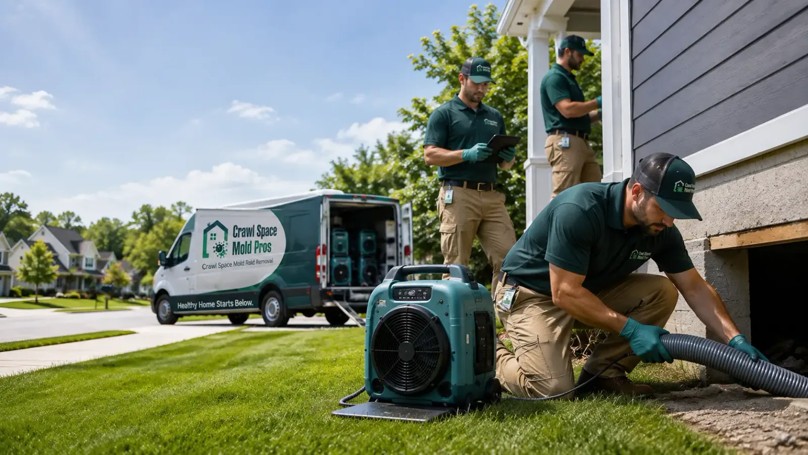 Crawl Space Mold Removal in Sutherland, IA